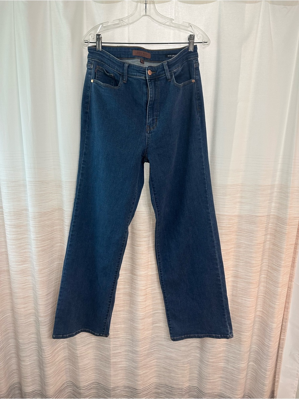 Judy Blue Classic Wide-Leg Dark Blue Jeans Size 30